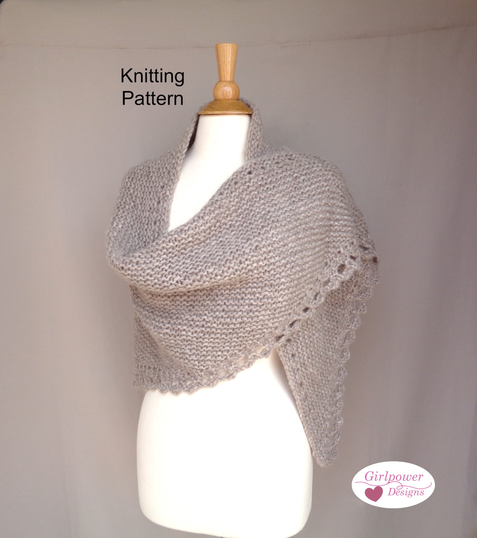 garter stitch shawl