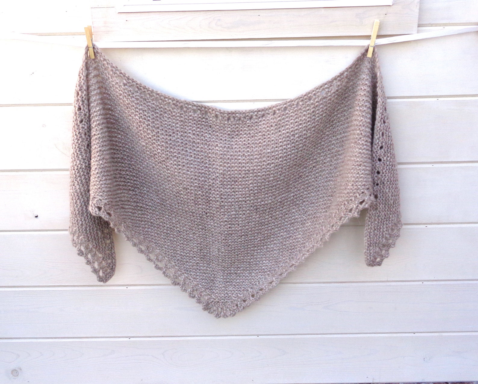 garter stitch shawl