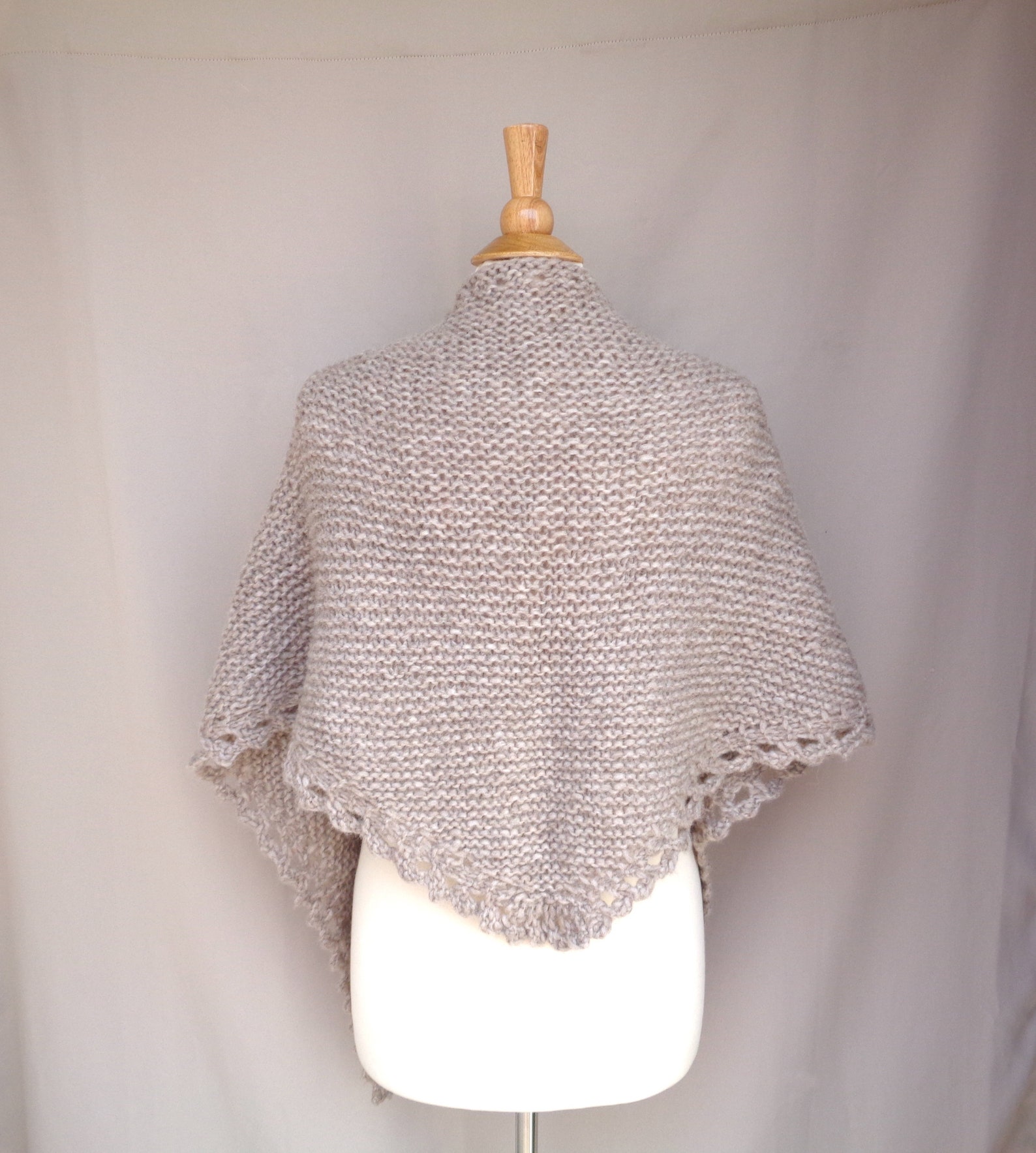 garter stitch shawl