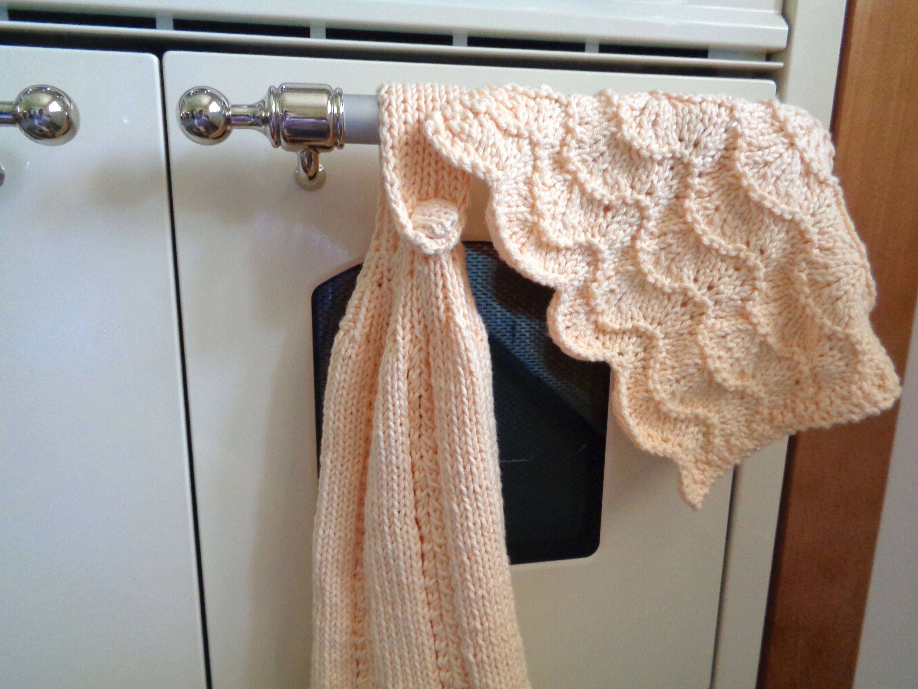 Hanging Button Towel Knitting Pattern Hand Towel & Dishcloth Etsy