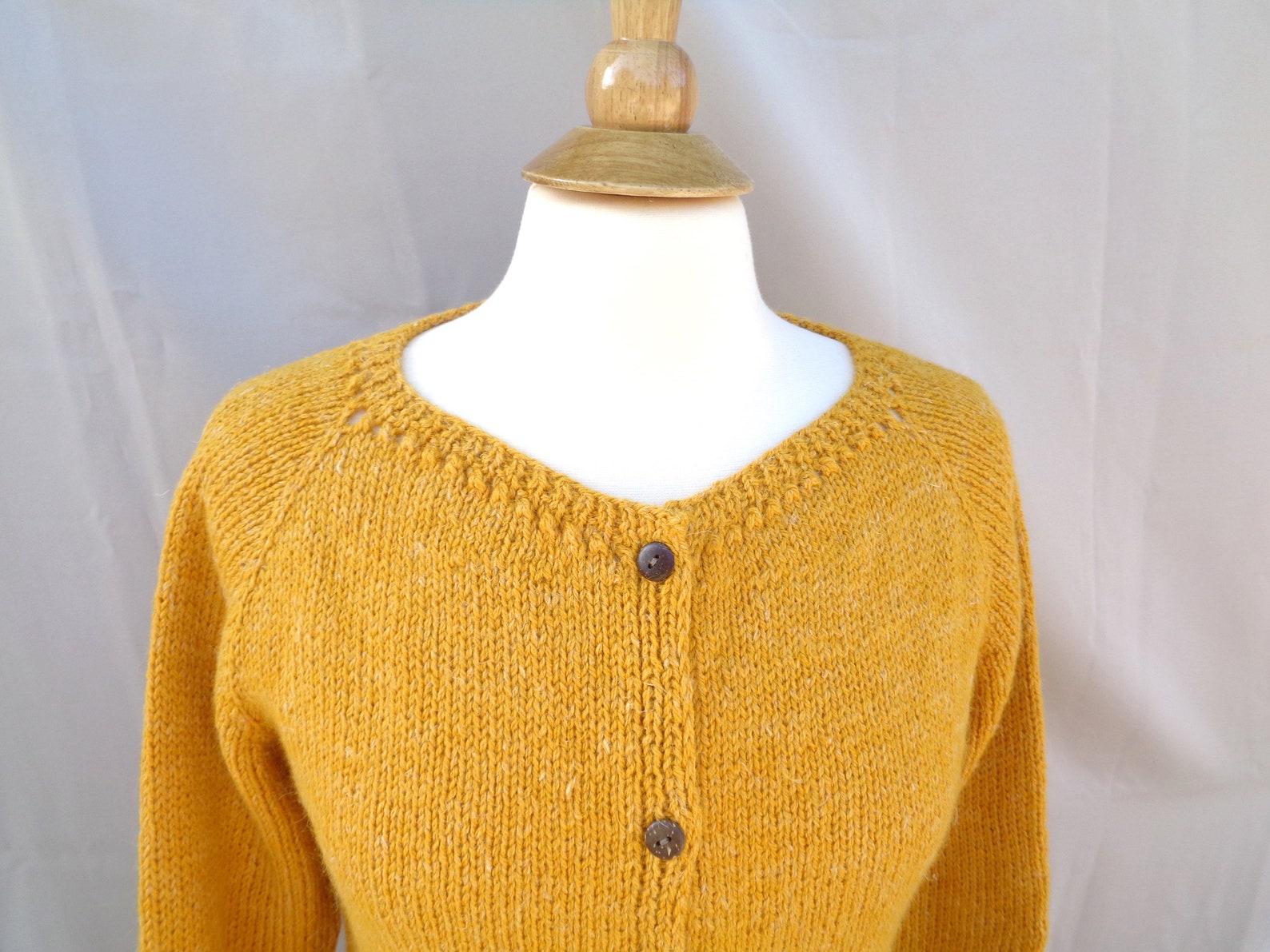 Top Down Sweater Knitting Pattern Womens Cardigan Round - Etsy