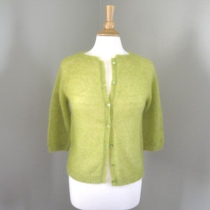 Basic Cardigan Sweater Knitting Pattern Mohair Lace Yarn - Etsy