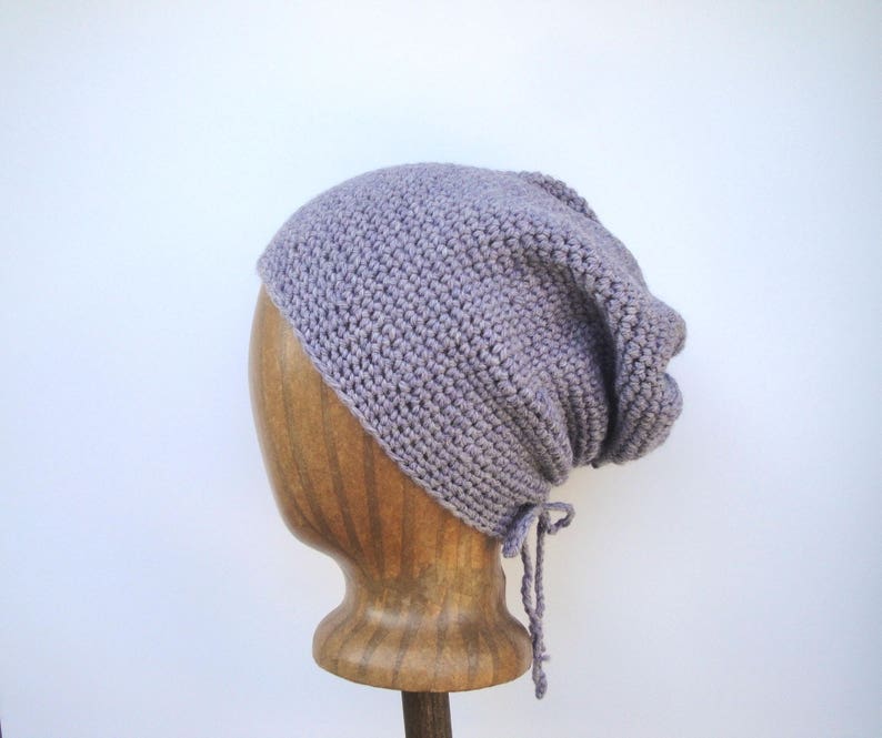 Gathered Hat Slouch Hat Cute Chic Hip Slouchy Hat Worsted Weight Yarn Scrunch Hat Easy Crochet Pattern Teen Girls Women