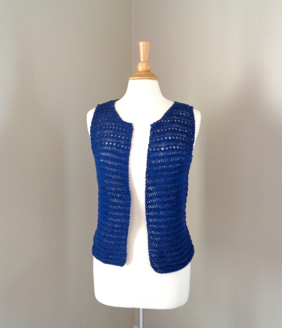 Airy Vest Knitting Pattern Dk Weight Yarn Round Neck Dropped Stitches Eyelet Pattern Women Teen Girls Xxx Xs S M L Xl Xxl Airy Vest Knitting Pattern Dk Weight Yarn Round Neck Dropped Stitches Eyelet Pattern Women Teen Girls Xxx Xs S M L Xl Xxl