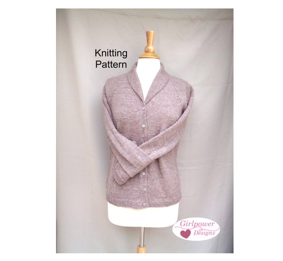 Fingering Weight Cardigan Sweater 