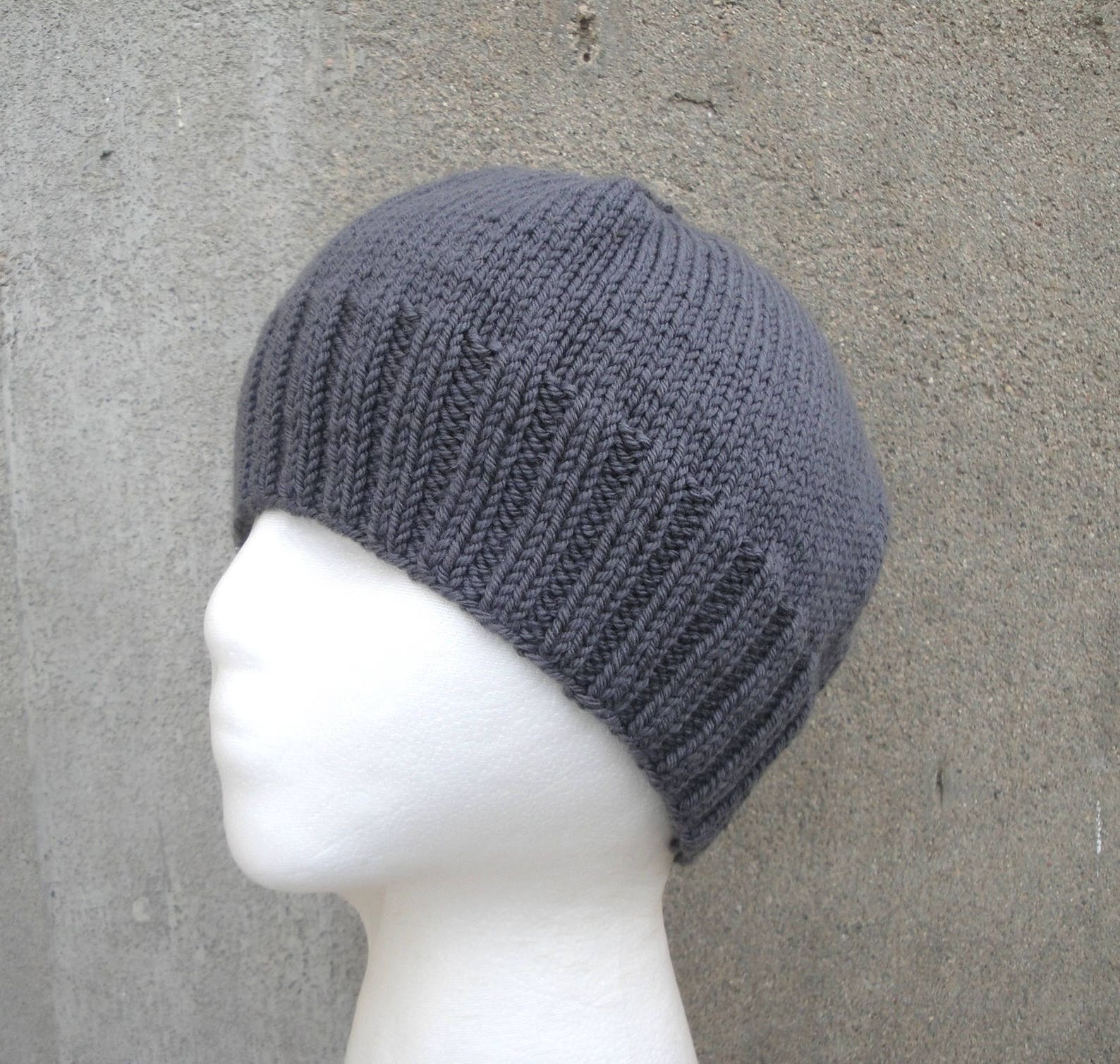 Watch Cap in 2 Lengths PDF Knitting Pattern Hat Beanie Light Etsy