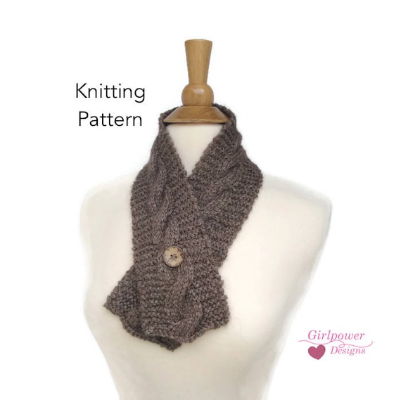 【oan】Warmer Button Knit Knit Ear Warmer Headband with Button – Knittedhome