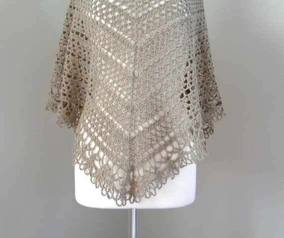 【SOIL】 TULLE LACE TRIANGLE STOLE NSL25054(ストール) VOILE TULLE LACE TRIANGLE STOLE│