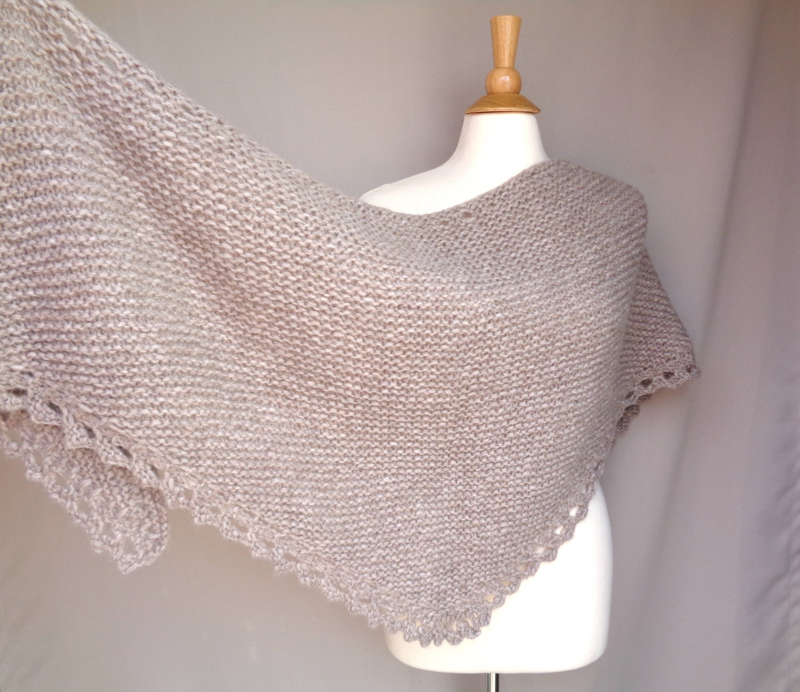 garter stitch shawl