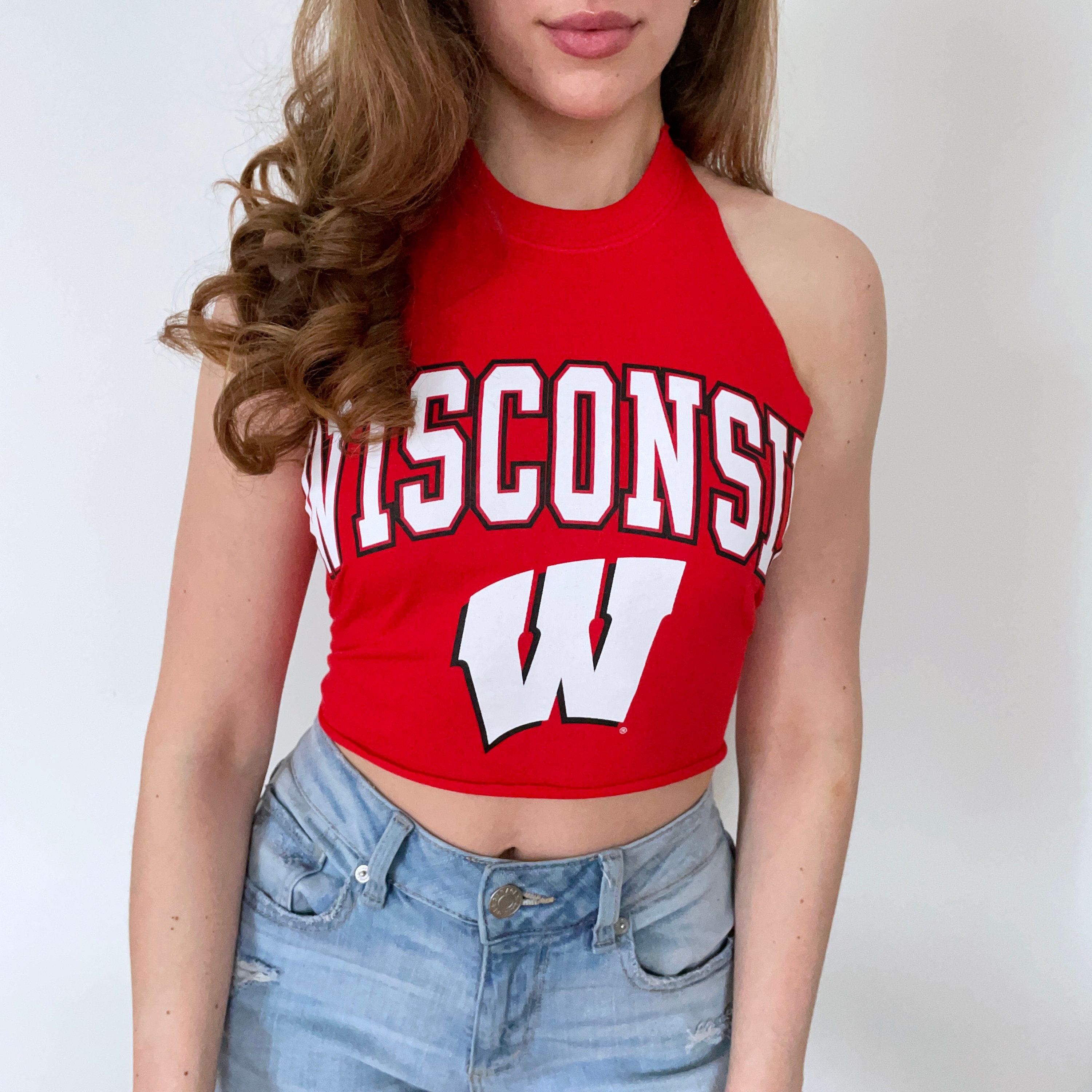 Wisconsin Badgers Tailgate Tie Halter / Tailgate Clothing / Etsy