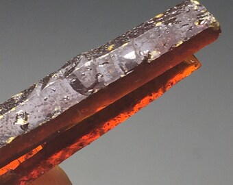 Big Red Zincite Crystal Point Cluster