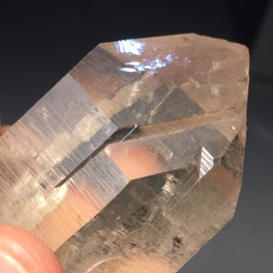 Big Crystal Clear Natural Smoky Quartz Point