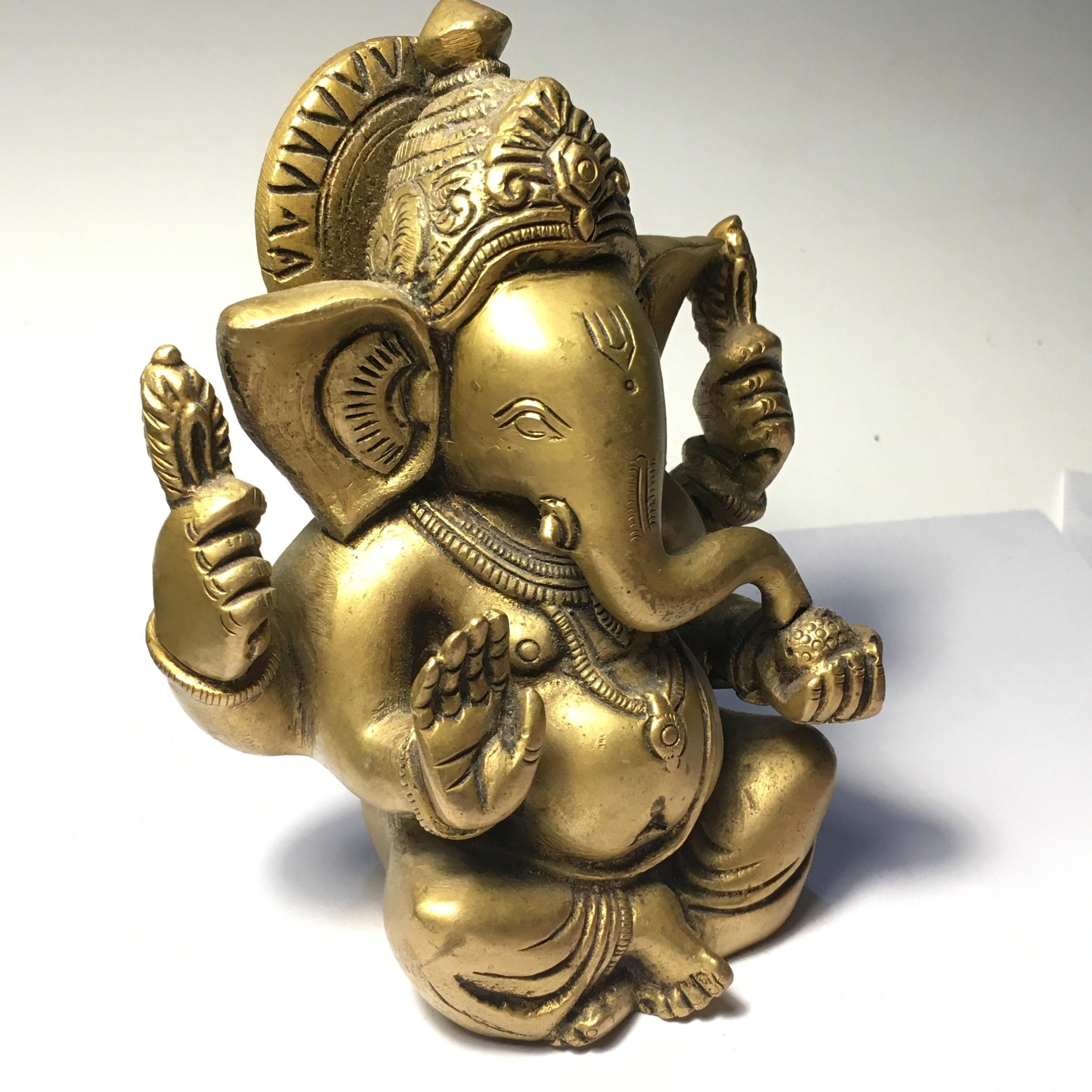 重厚な真鍮製のガネーシャ像 - Etsy 日本
