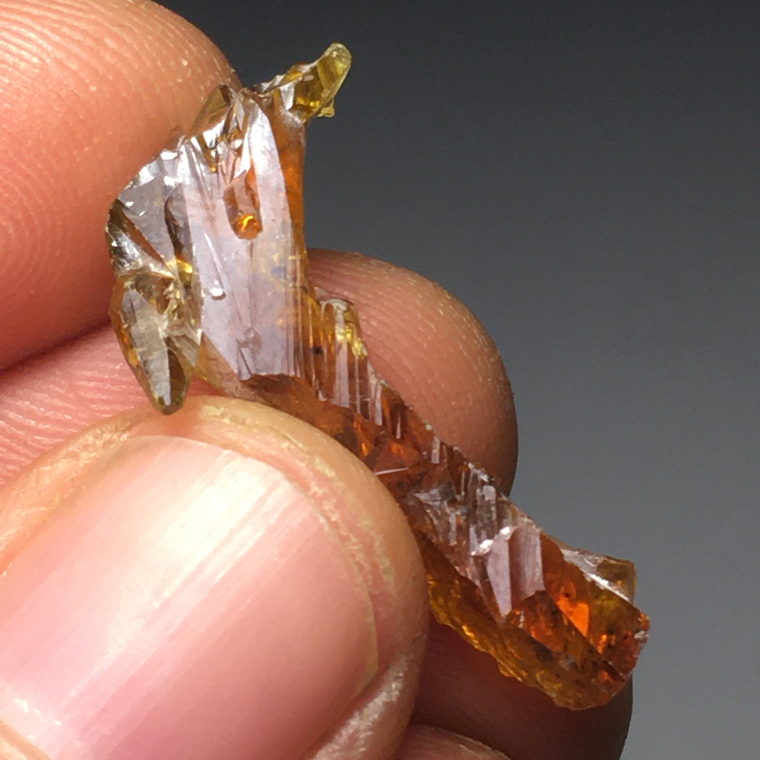 Orange Zincite from Poland