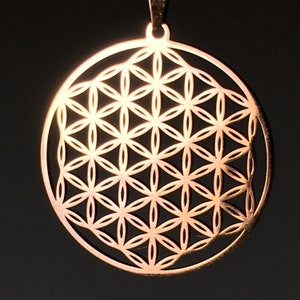 Detailed Flower of Life Pendant