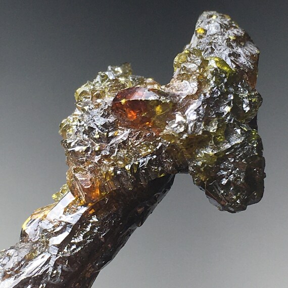 Big Multicolor Orange Red Green Zincite