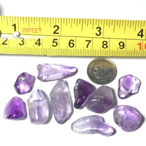 Amethyst Lot of Polished Crystals - 10 crystals