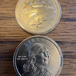 2021 Sacagawea 1 Dollar Coins – Distinguished Military Service Design – Set of 15 AU Coins – Rare & Hand-Selected