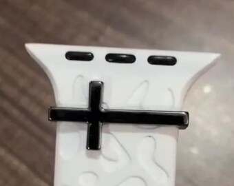 Metal Cross Charm for Watch Bands — Faith Reminder on Your Wrist