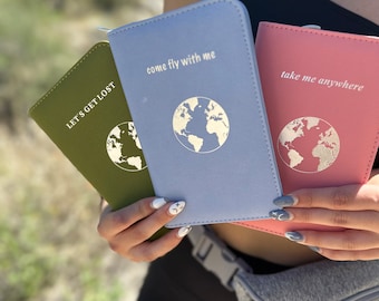 Passport Holder with Removable Phone Charger & RFID Protection – Travel Wallet Organizer