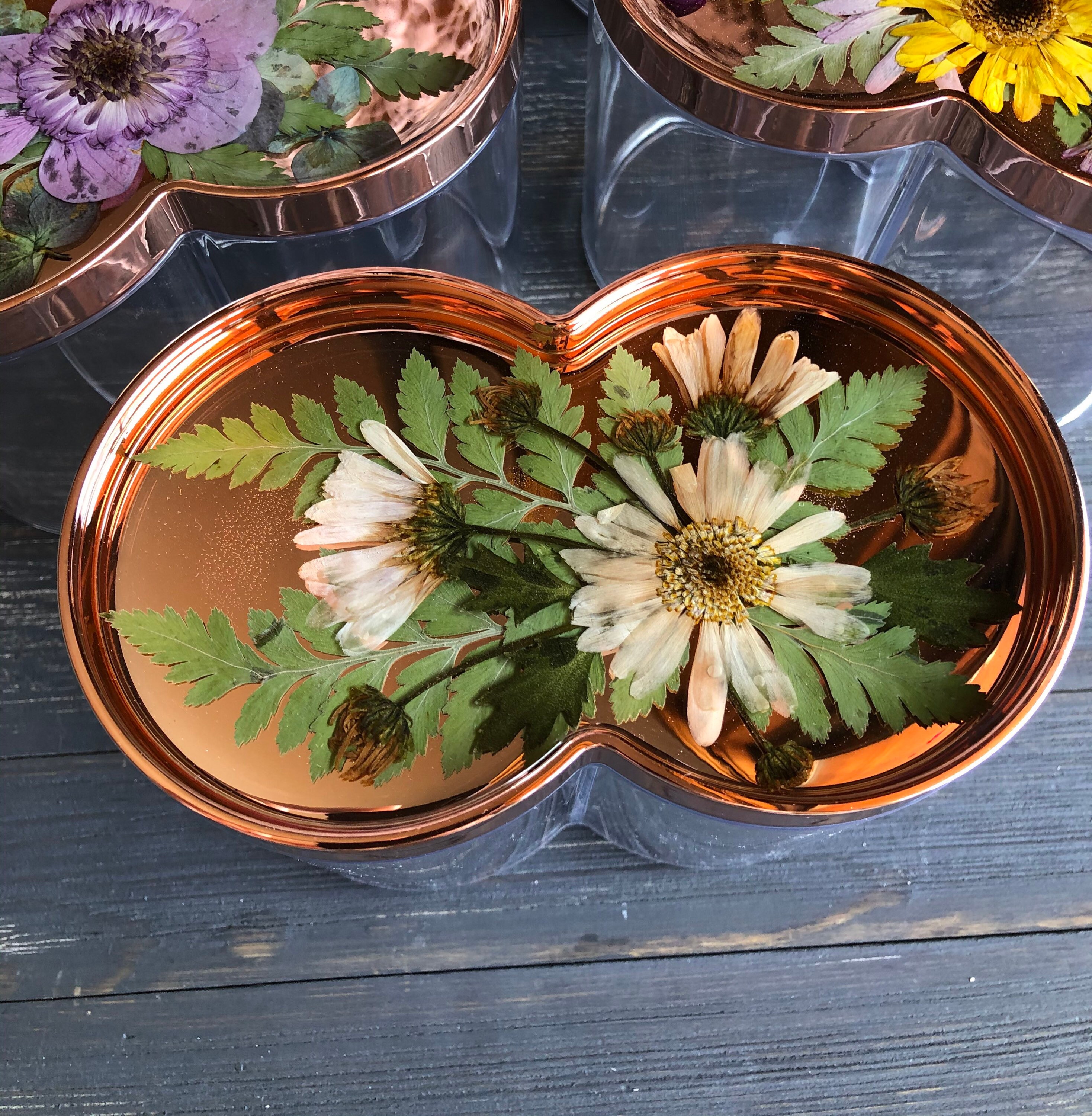 Contenedor de almacenamiento de compartimento doble con tapa | Etsy