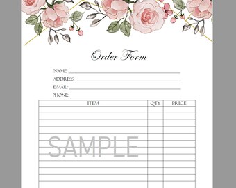 Senegence Lipsense Party Order Form | Etsy