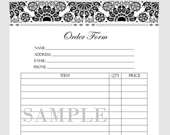 Senegence Lipsense Party Order Form | Etsy
