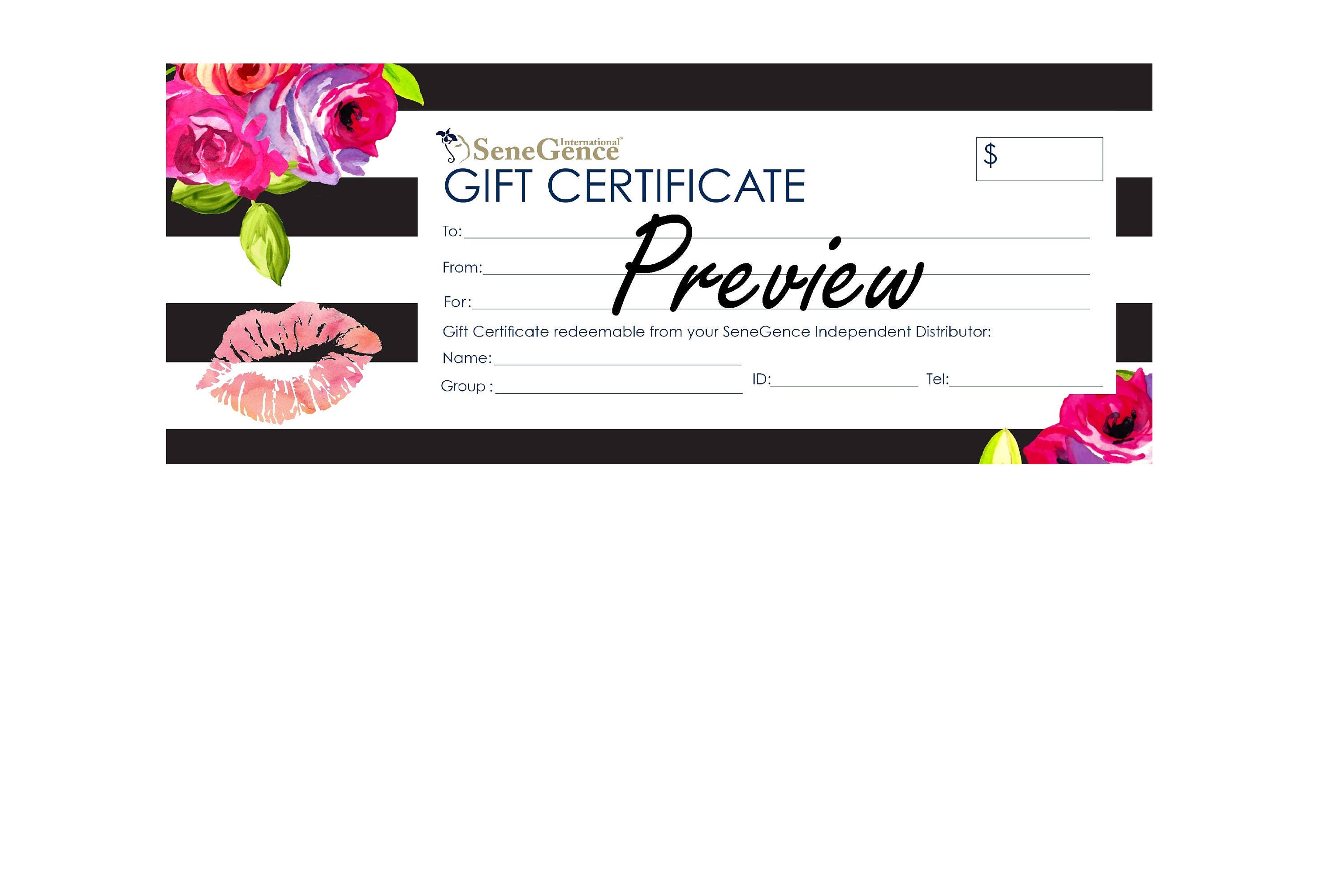 LipSense Gift Certificate.