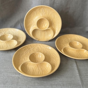 Set of 4 Vintage Artichoke Plates -Portuguese