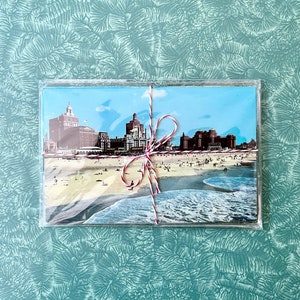 Lot de 11 cartes postales inutilisées représentant des scènes de plage et de lac, à encadrer, lot de 11 photographies, Atlantic City, Cape Cod