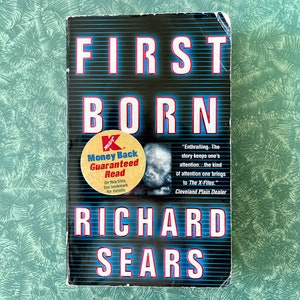 First Born by Richard Sears, Vintage Paperback Science Fiction Book, Alien Fiction, Psychological Science Fiction, Apocalyptic Thriller