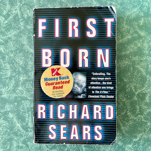 First Born by Richard Sears, Vintage Paperback Science Fiction Book, Alien Fiction, Psychological Science Fiction, Apocalyptic Thriller