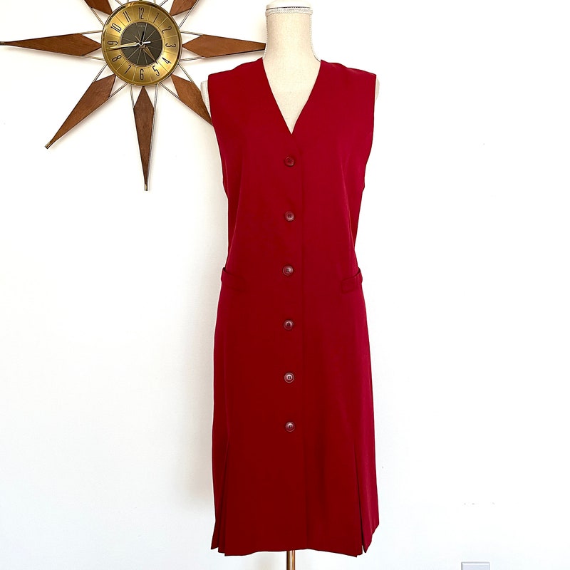 Vintage-Inspired Button-Front Dress