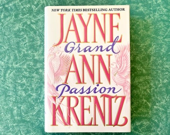 Grand Passion by Jayne Ann Krentz, Vintage Hardcover Romance Novel