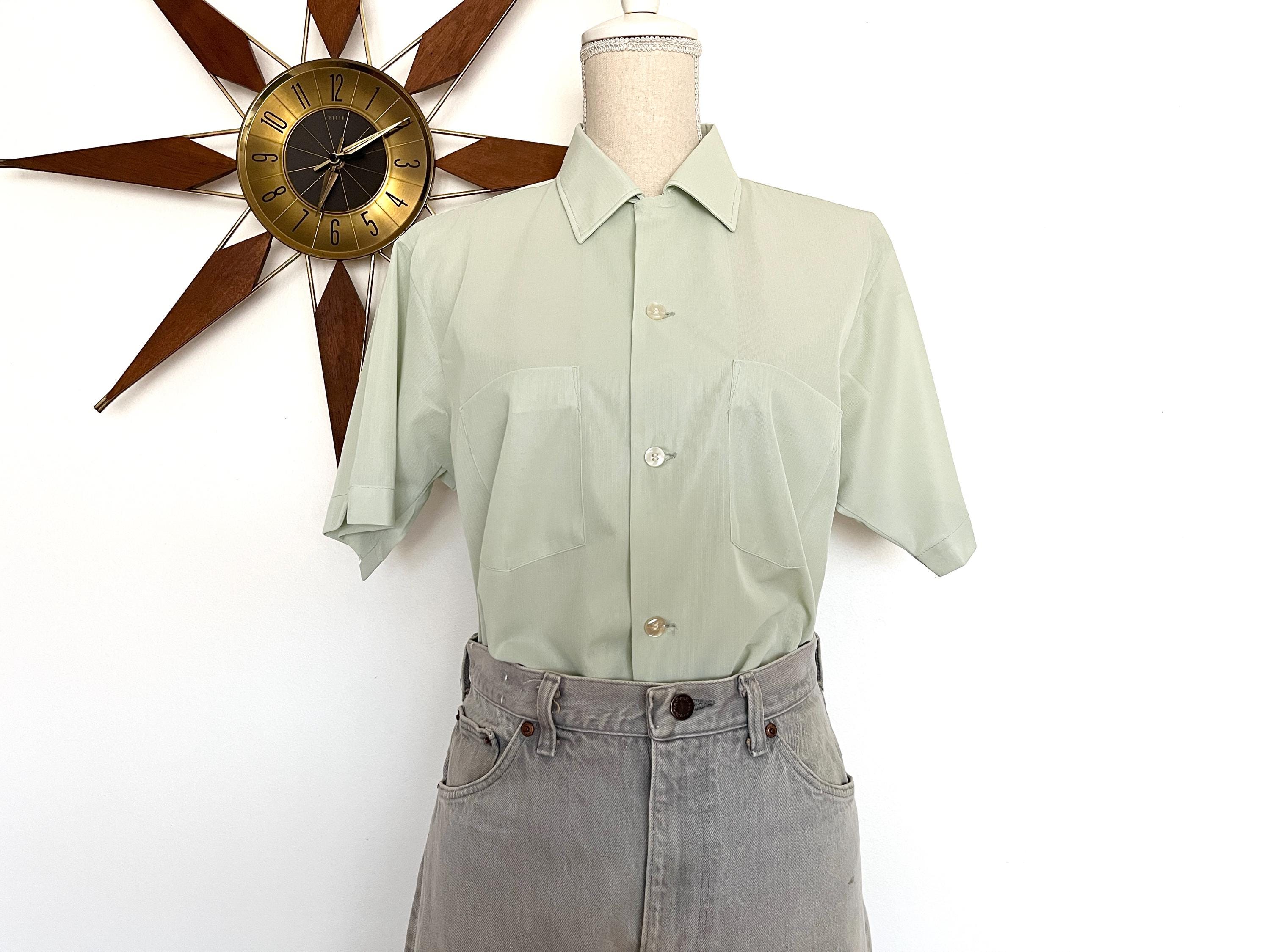 Green Sheer Mens Shirt - Etsy