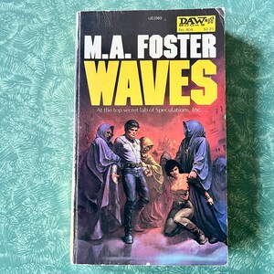 Waves by M.A. Foster, Vintage 1980s Sci-Fi Paperback Book