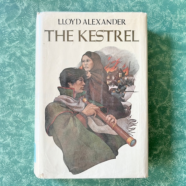 The Kestrel by Lloyd Alexander, Young Adult Juvenile Fantasy Fiction, Vintage 1982 Hardcover Book, Westmark Trilogy, Adventure Story, Magic