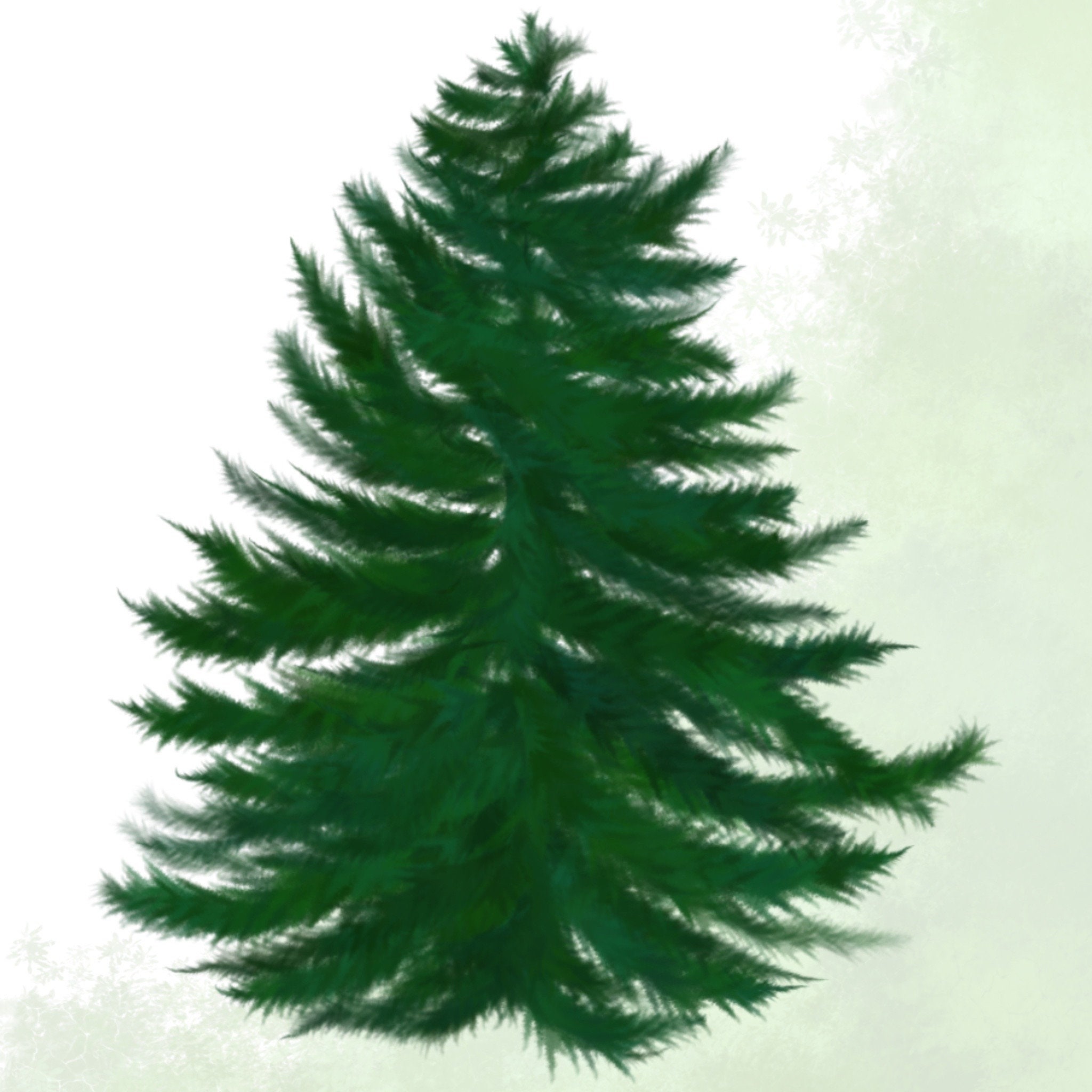 12 Trees Pack • Procreate Brushes • Hand-drawn - Etsy