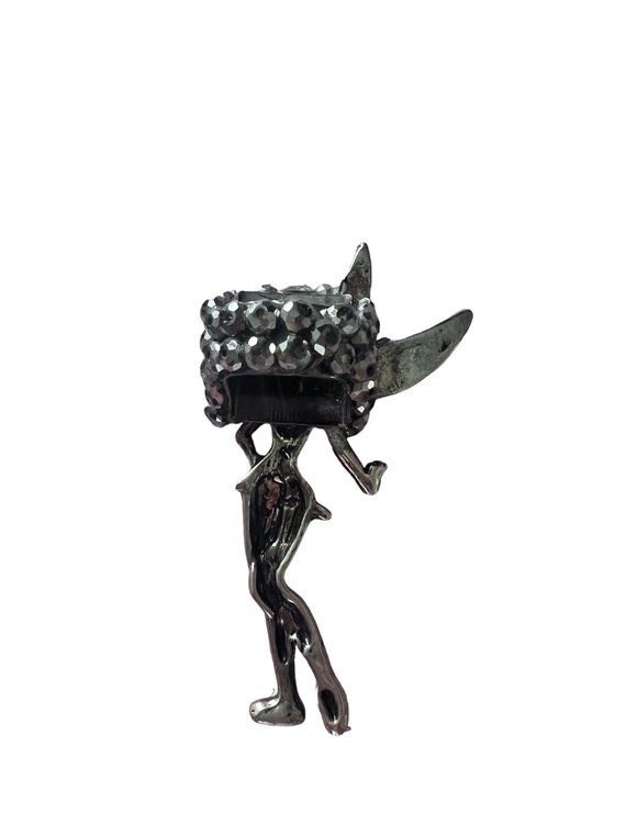 VINTAGE y2k Swarovski Crystal Rhinestone Fairy Ring Tinkerbell