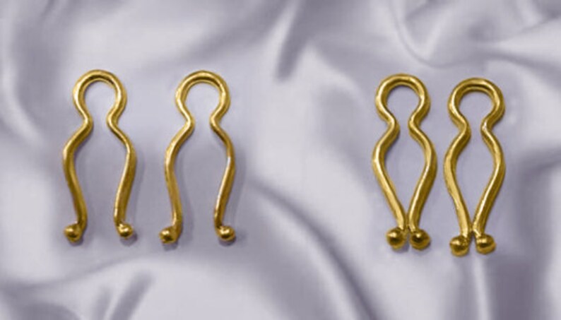24ct gold plating over 98 /% solid silver Any woman can wear this non pierced nipple and body jewelry - Nipple Clips Sold in Pairs