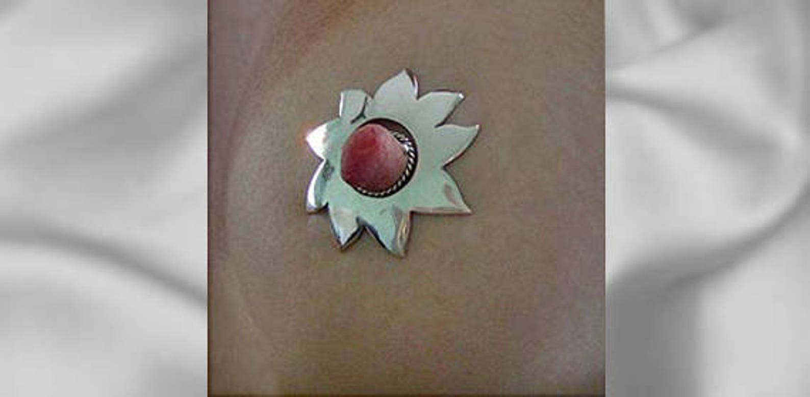 Nipple Shield Jewellery Non Piercing Design Hand Made Body Etsy