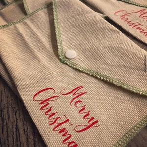 Merry Christmas | Christmas Gift | Gift Card Envelope | Reusable Gift Envelope | Customizable | Christmas Gift Idea | Gift Card Holder