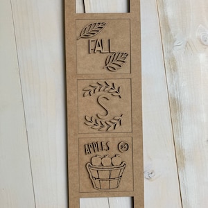 Fall Leaning Ladder | Mini Leaning Ladder | Ladder Display | Wood Ladder Display | Interchangeable Ladder Display | DIY Kits