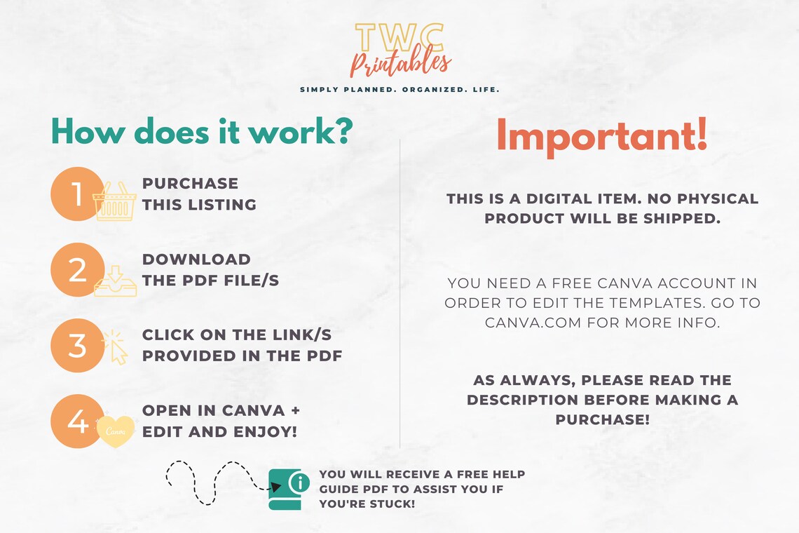Study Planner, Study Guide Template, Student Planner Digital Canva ...
