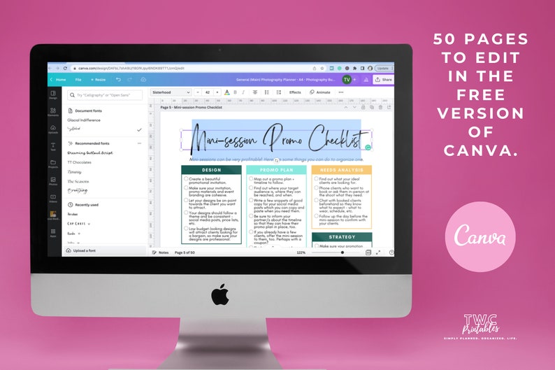 Streamline your photography business with the Photography Planner Canva templates! Featuring photography checklists, workflow charts, client sheets, and more. The comprehensive photographer planner is perfect for any photography business.