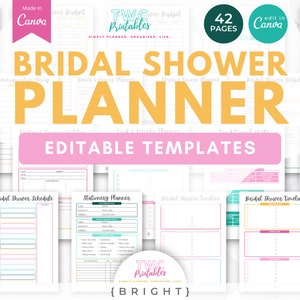 Elevate your bridal shower planning with our Bridal Shower Planner Templates for Canva. Discover a world of creative ideas, themes, and decorations to make the bride-to-be's special day unforgettable.