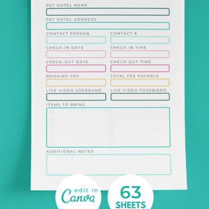 The editable pet planner templates for Canva will help you to create your own pet planner printable, or various pages for your pet organizer! Make your own pet care planner or puppy planner with this Canva kit! Also great as pet owner gifts.