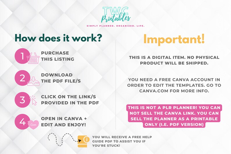 Blog Planner Canva Templates 143 Pages Content calendar, Editorial schedule, Post organizer, Writing planner, Article layout //BRIGHT image 7
