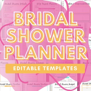 Elevate your bridal shower planning with our Bridal Shower Planner Templates for Canva. Discover a world of creative ideas, themes, and decorations to make the bride-to-be's special day unforgettable.