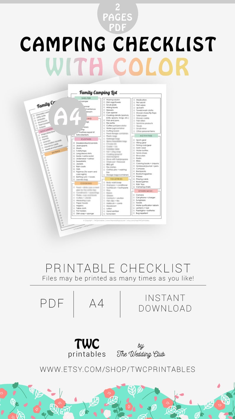 Relatives Tenting List Pastel Colour Printable tenting, holiday vacation planner, trip planner, tenting devices, getaway package, getaway itinerary, present image about Printable Camping Checklist identify Household Tenting Record Pastel Colour Printable tenting, holiday planner, family vacation planner, tenting devices, holiday vacation package, getaway itinerary, reward